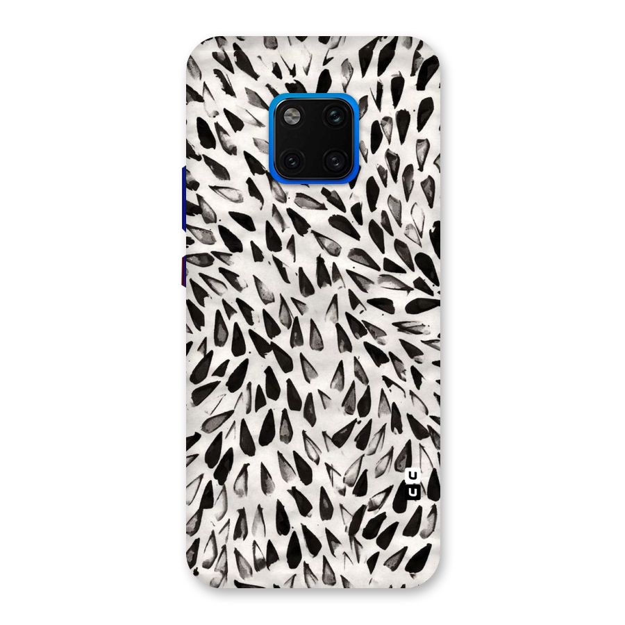 Feather Pattern Colorless Back Case for Huawei Mate 20 Pro
