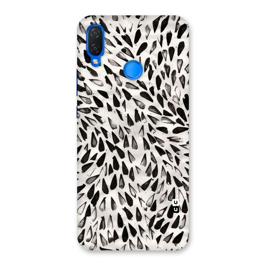 Feather Pattern Colorless Back Case for Huawei P Smart+