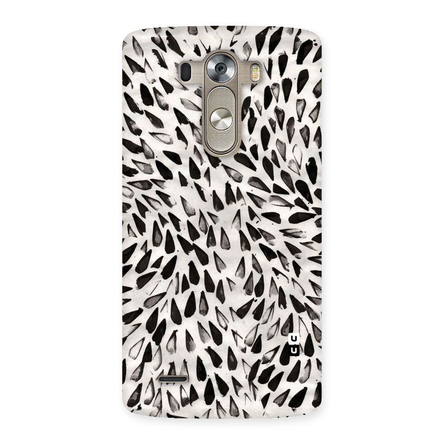 Feather Pattern Colorless Back Case for LG G3