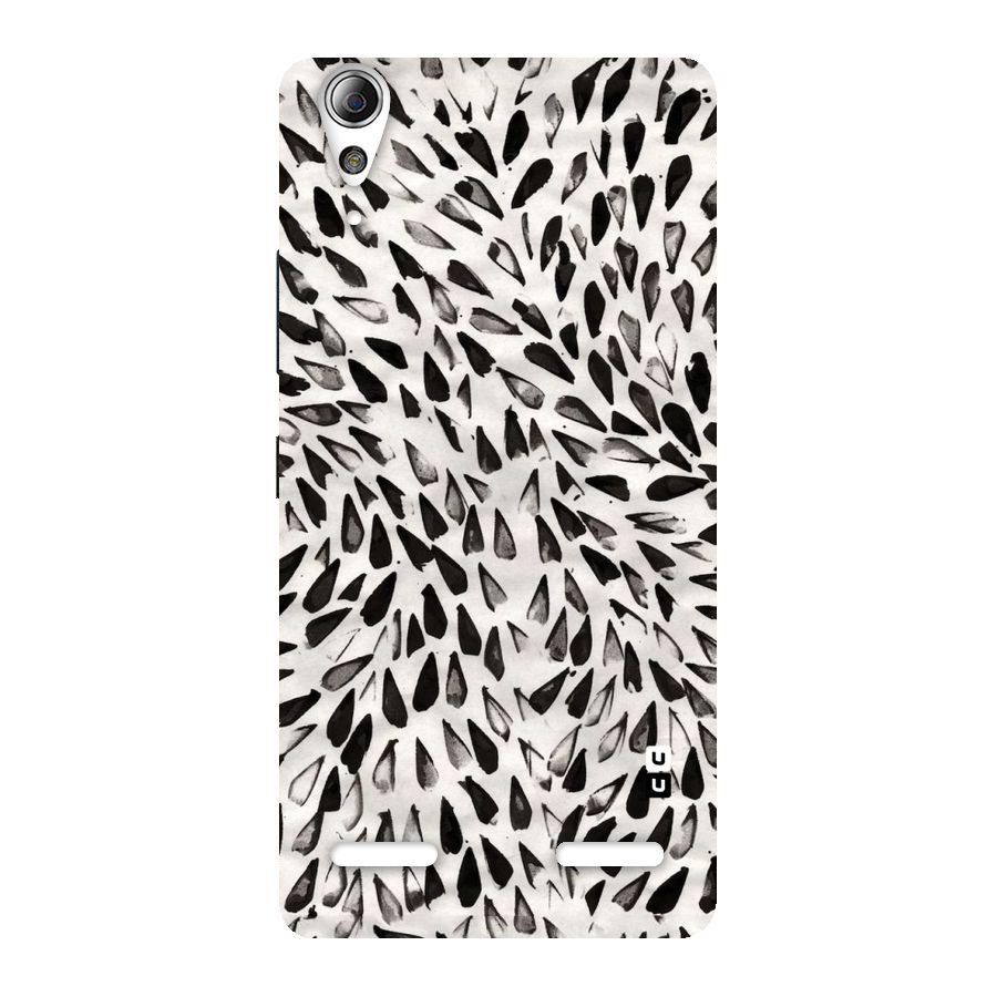Feather Pattern Colorless Back Case for Lenovo A6000 Plus