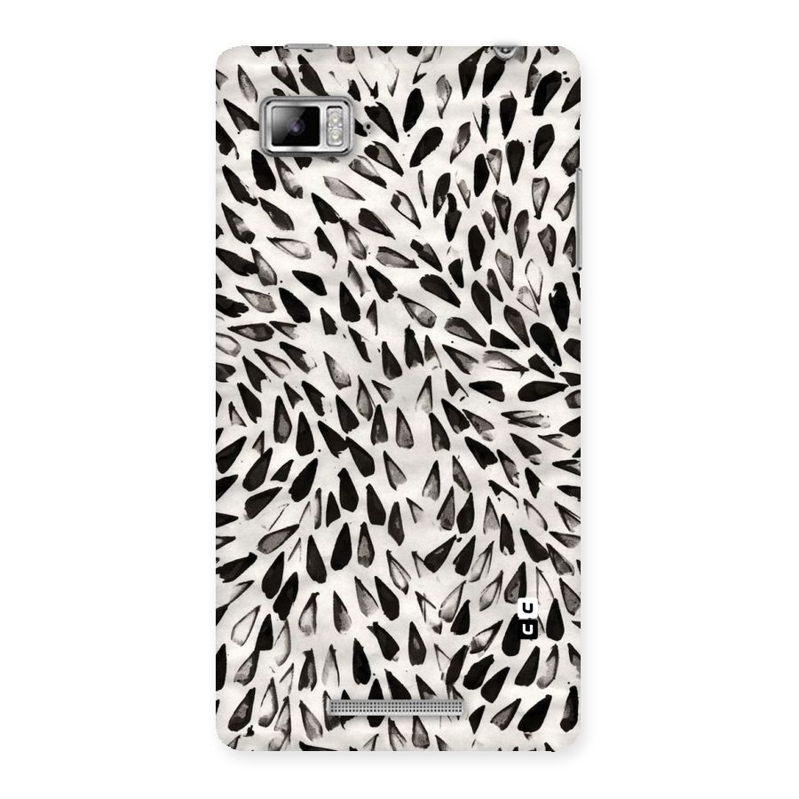 Feather Pattern Colorless Back Case for Lenovo Vibe Z K910