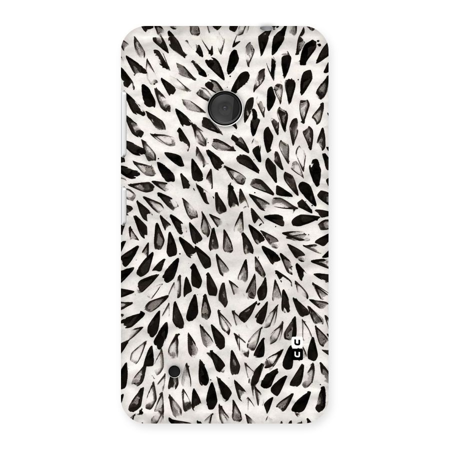 Feather Pattern Colorless Back Case for Lumia 530