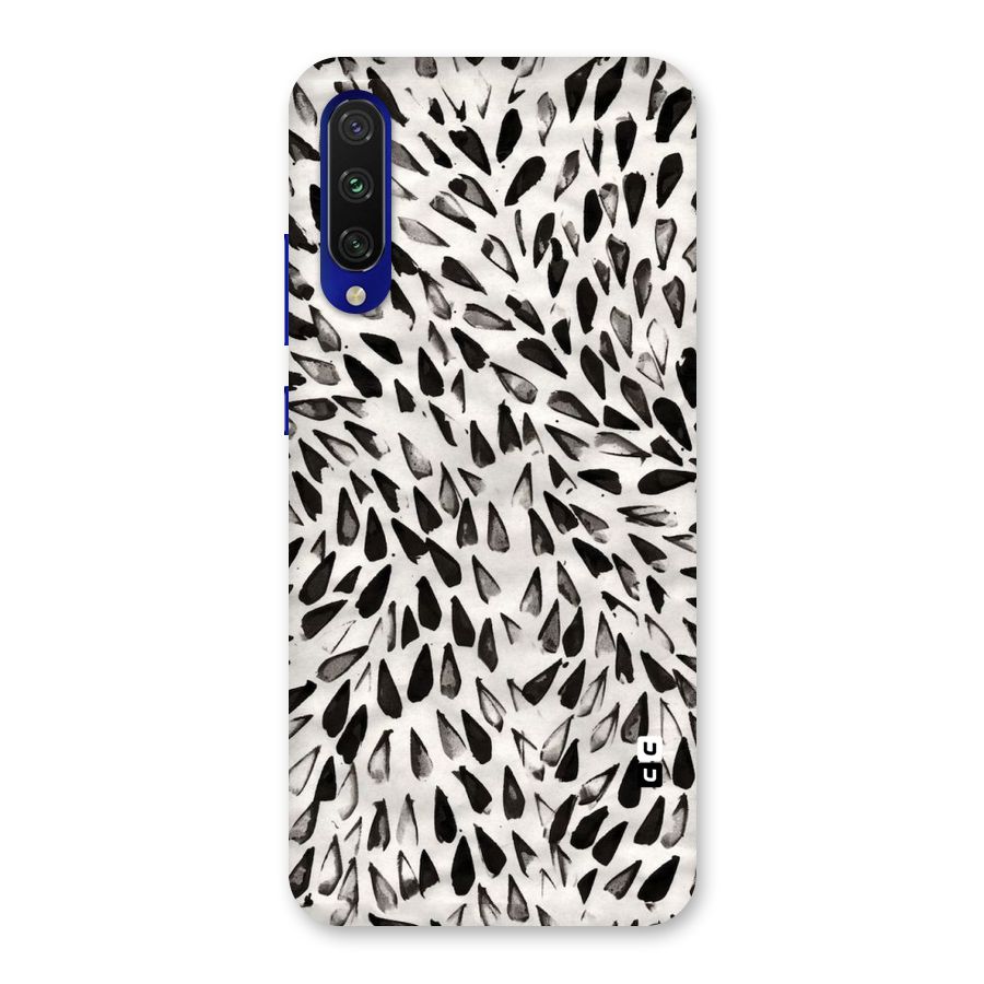 Feather Pattern Colorless Back Case for Mi A3
