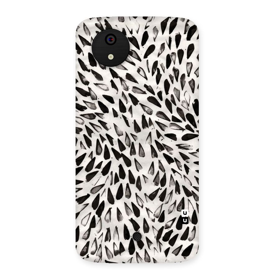 Feather Pattern Colorless Back Case for Micromax Canvas A1