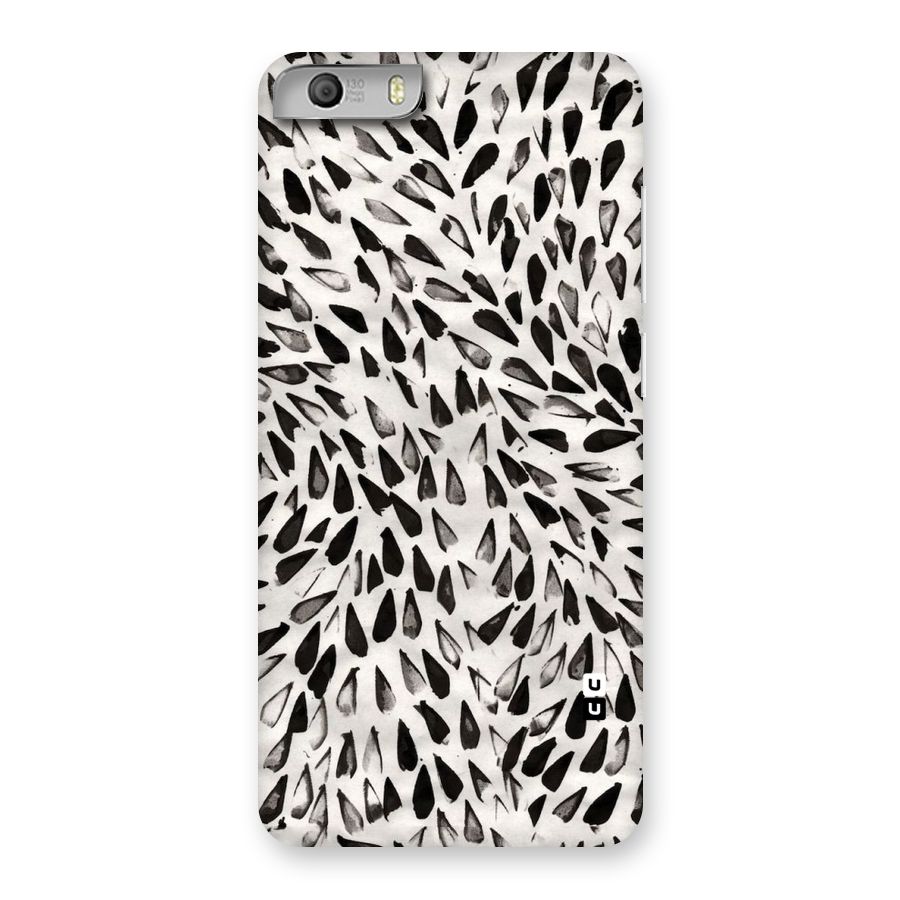 Feather Pattern Colorless Back Case for Micromax Canvas Knight 2