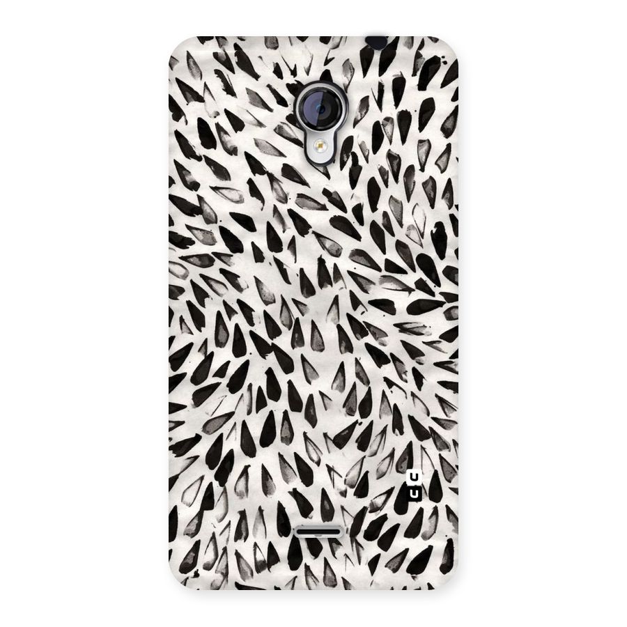 Feather Pattern Colorless Back Case for Micromax Unite 2 A106