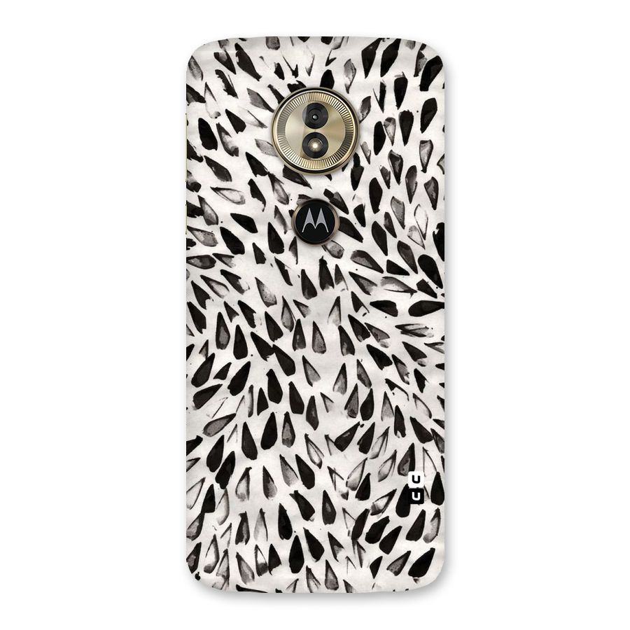 Feather Pattern Colorless Back Case for Moto G6 Play