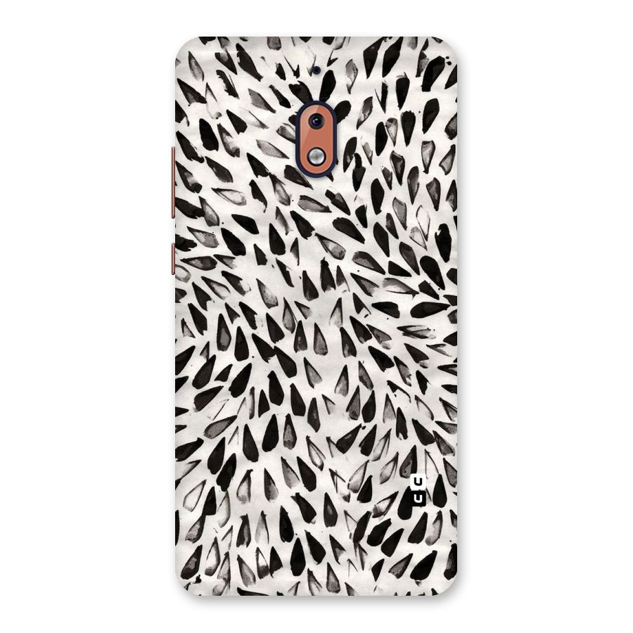 Feather Pattern Colorless Back Case for Nokia 2.1
