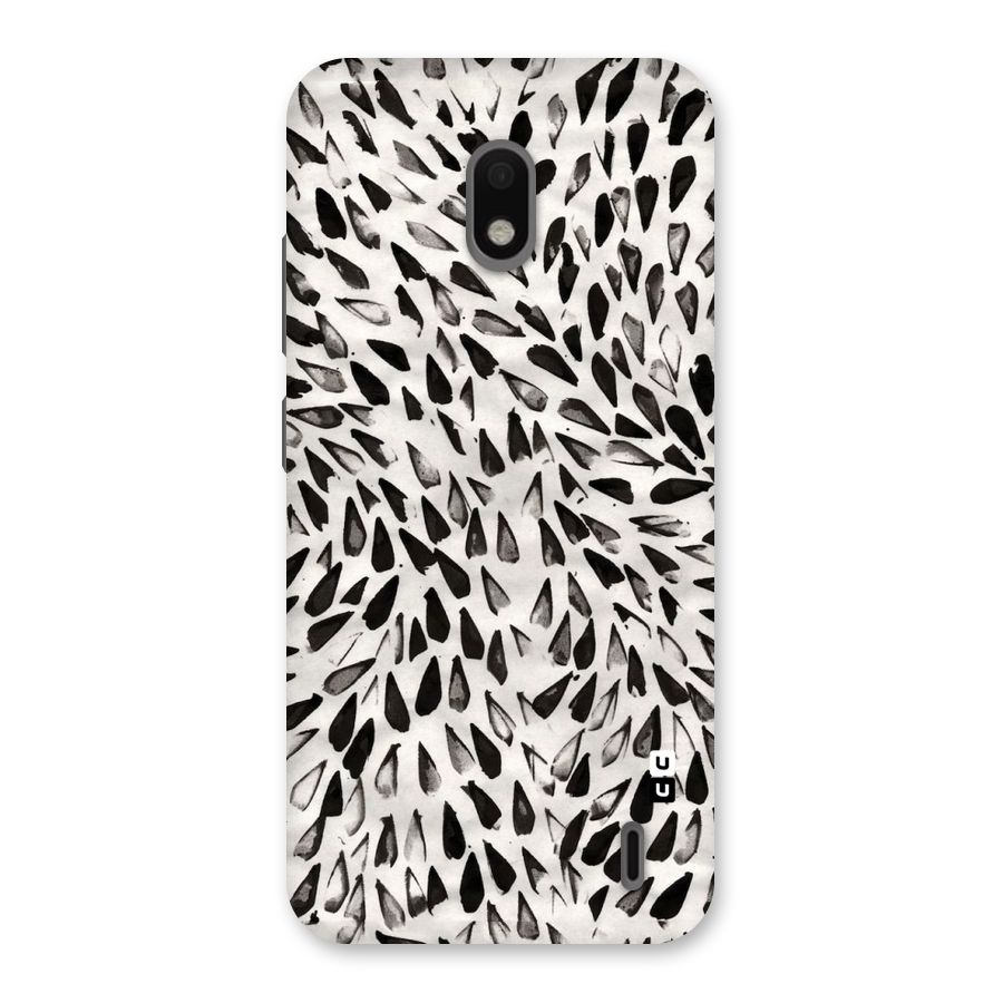 Feather Pattern Colorless Back Case for Nokia 2.2