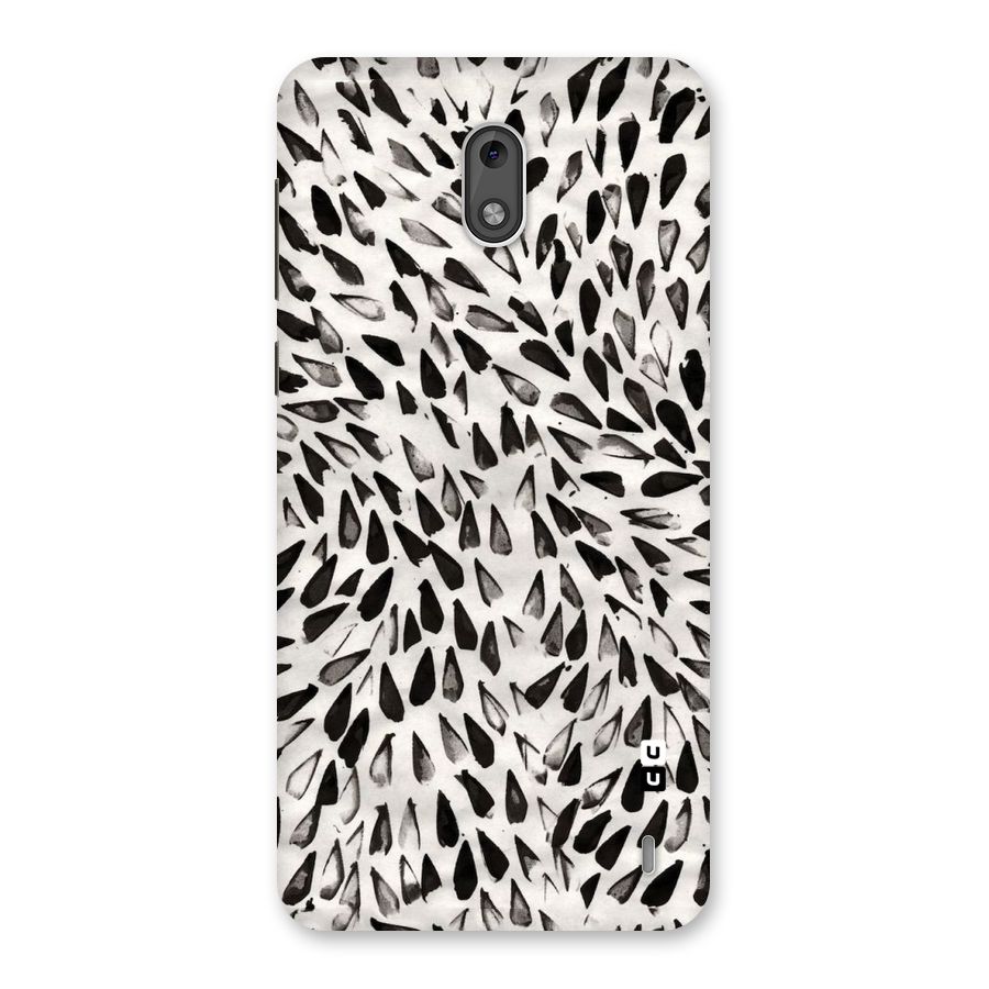 Feather Pattern Colorless Back Case for Nokia 2