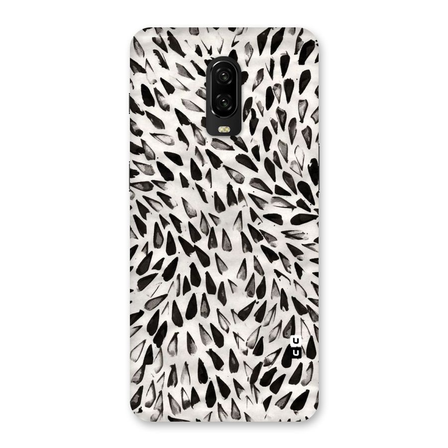Feather Pattern Colorless Back Case for OnePlus 6T