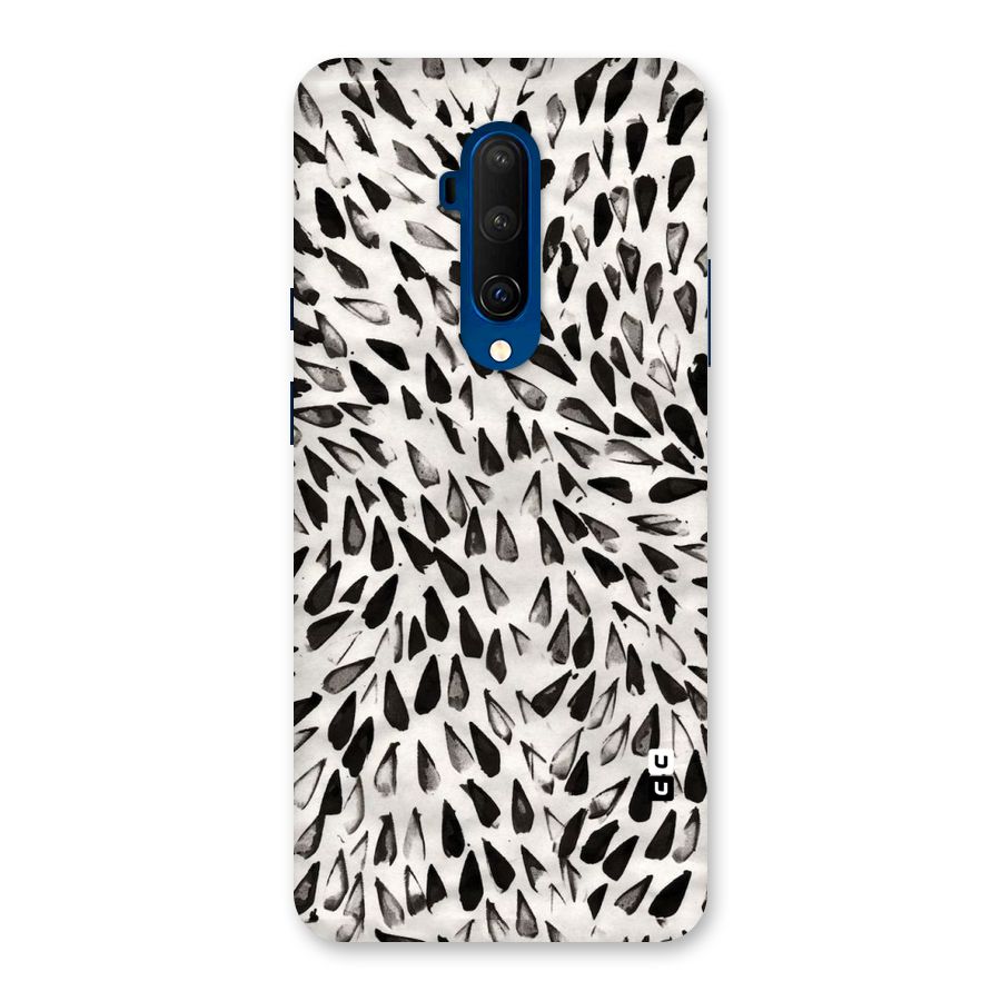 Feather Pattern Colorless Back Case for OnePlus 7T Pro