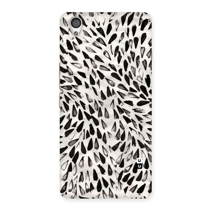 Feather Pattern Colorless Back Case for OnePlus X