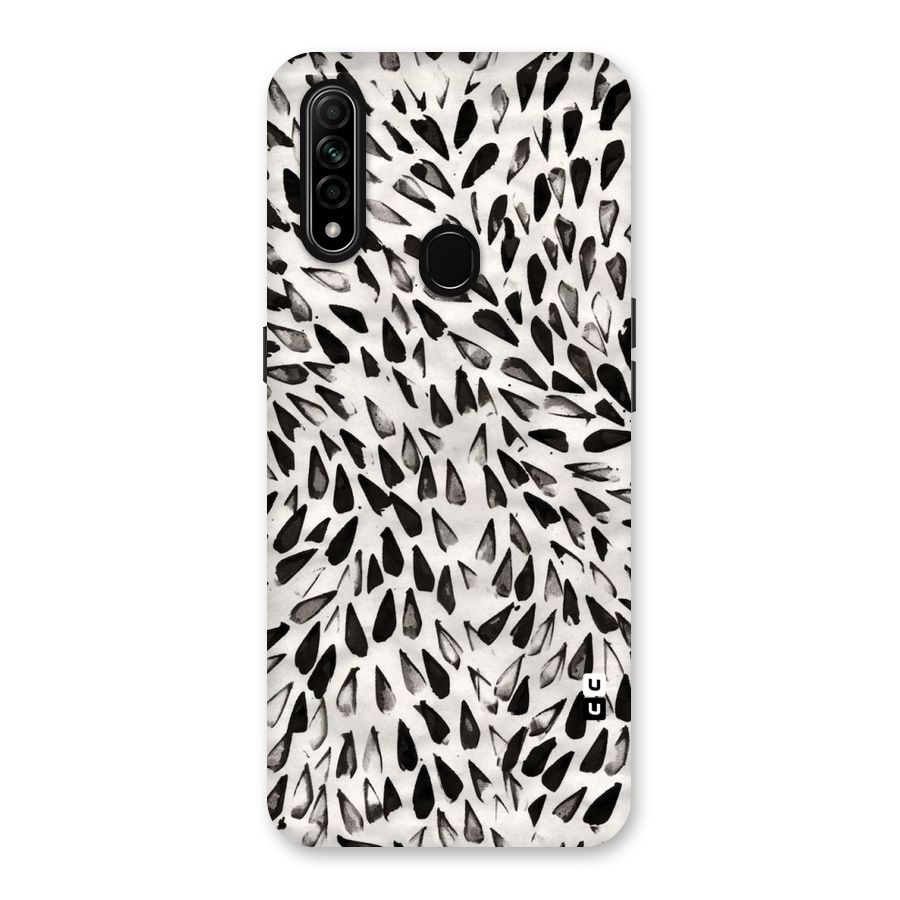 Feather Pattern Colorless Back Case for Oppo A31