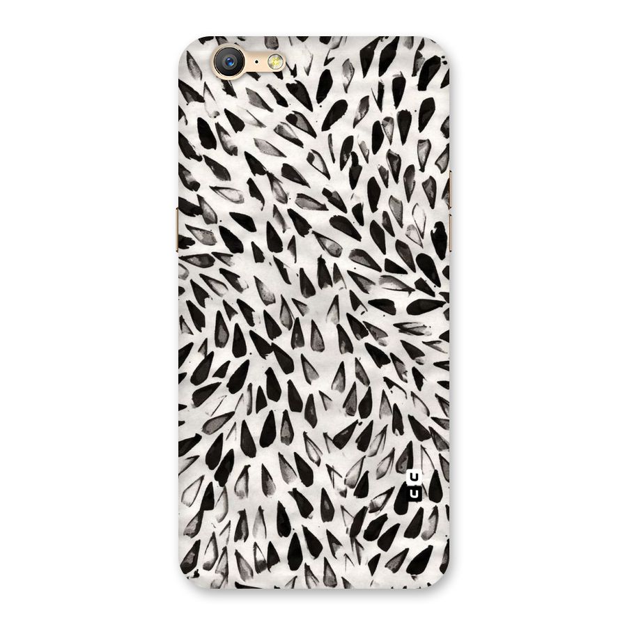 Feather Pattern Colorless Back Case for Oppo A39