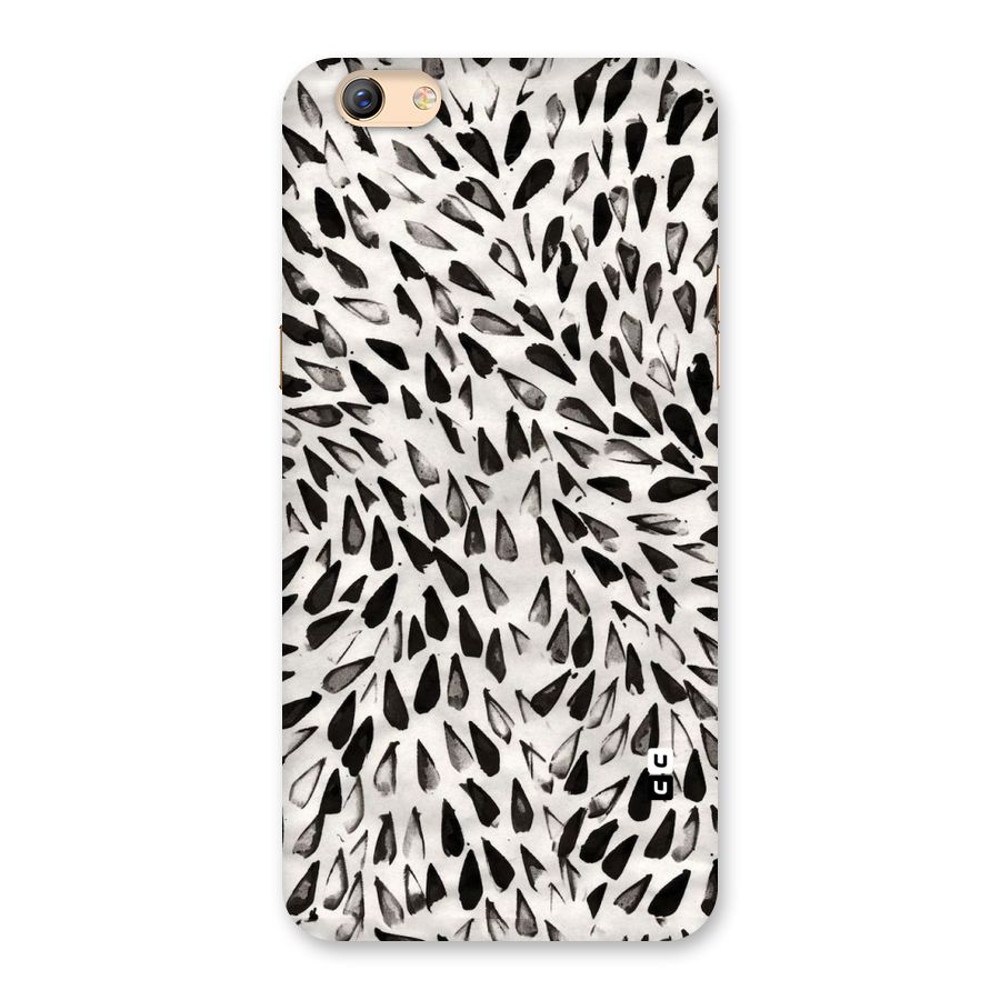 Feather Pattern Colorless Back Case for Oppo F3 Plus