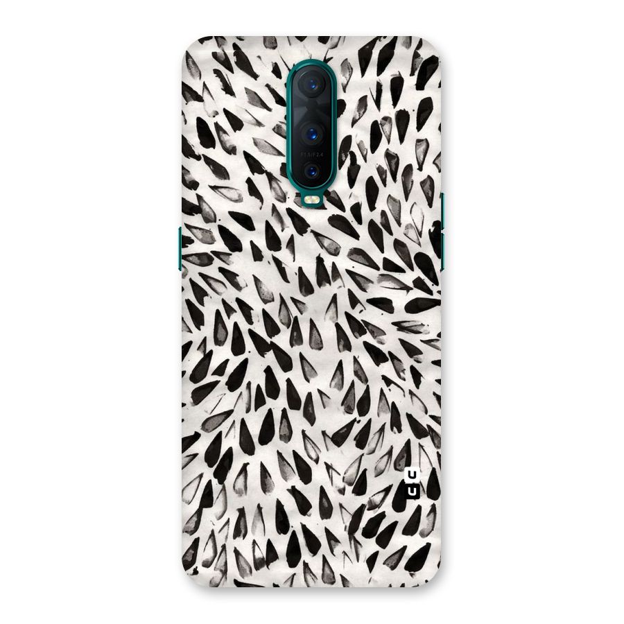 Feather Pattern Colorless Back Case for Oppo R17 Pro
