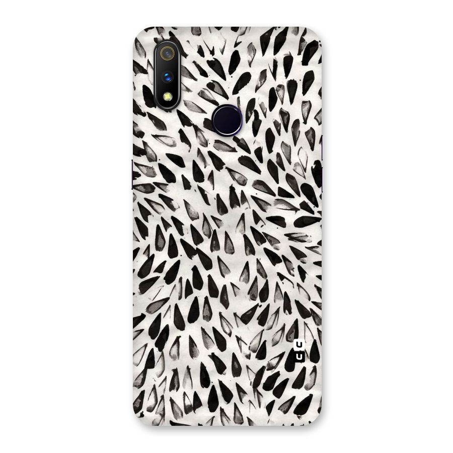 Feather Pattern Colorless Back Case for Realme 3 Pro