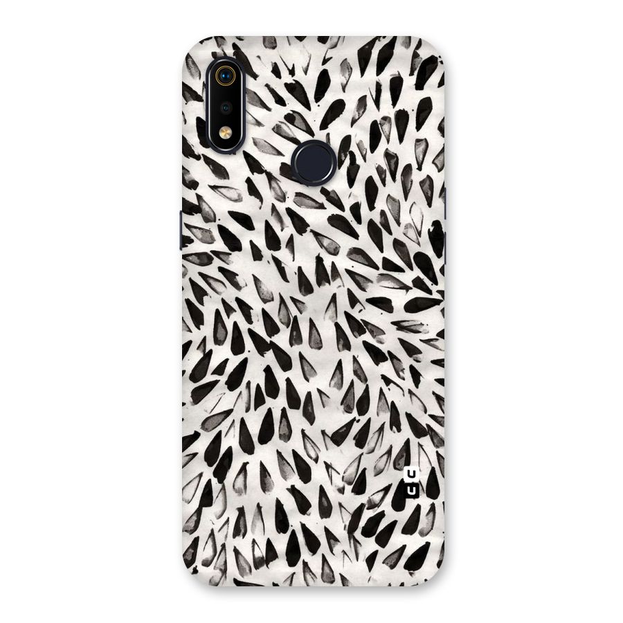 Feather Pattern Colorless Back Case for Realme 3i