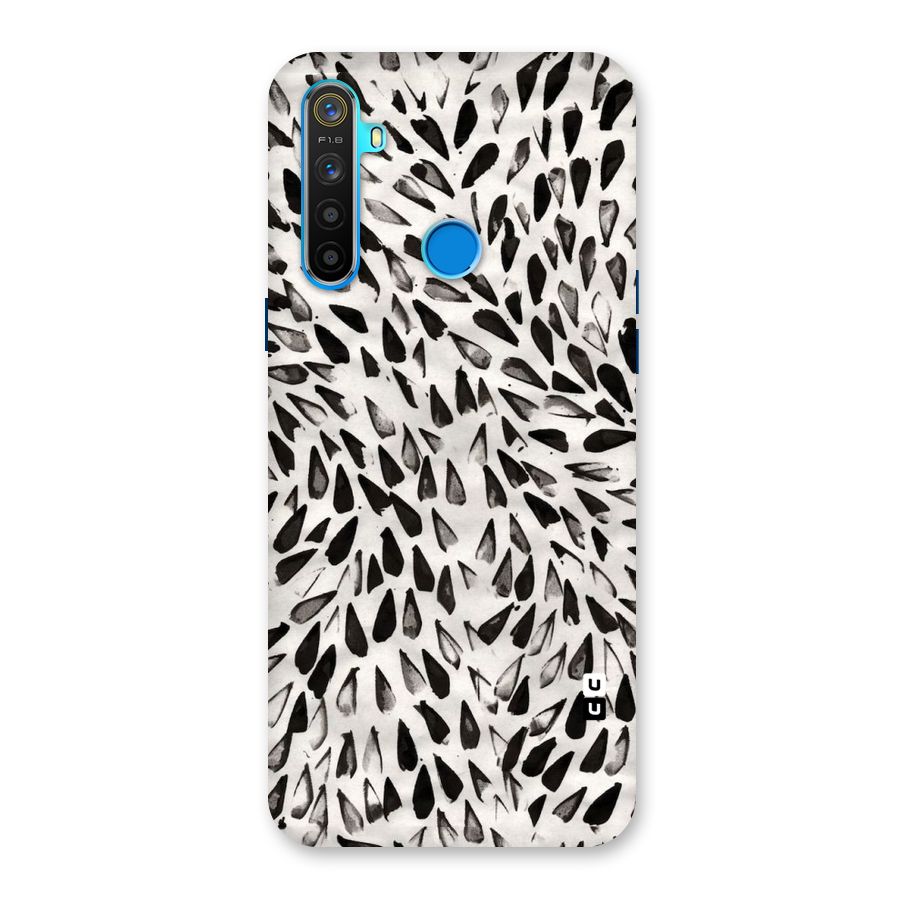 Feather Pattern Colorless Back Case for Realme 5