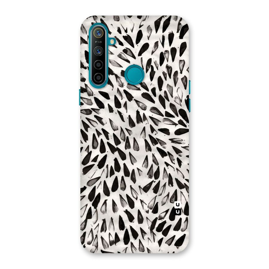 Feather Pattern Colorless Back Case for Realme 5i