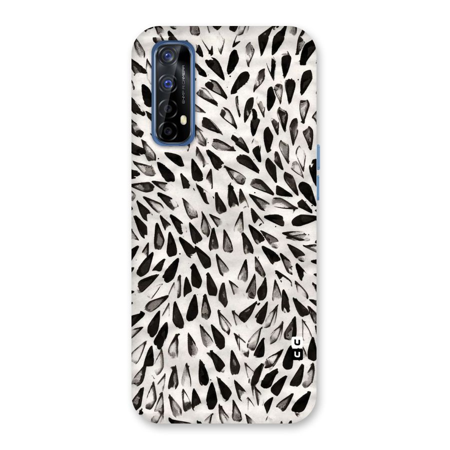 Feather Pattern Colorless Back Case for Realme 7