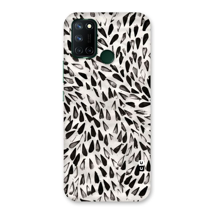 Feather Pattern Colorless Back Case for Realme 7i