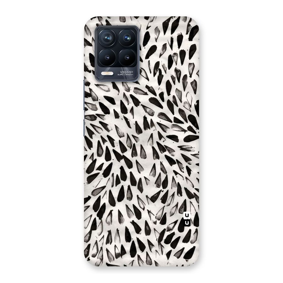 Feather Pattern Colorless Back Case for Realme 8 Pro