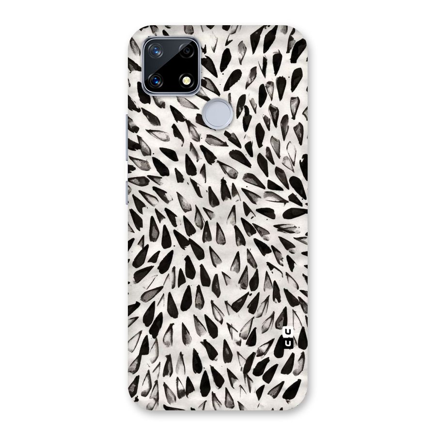 Feather Pattern Colorless Back Case for Realme Narzo 20