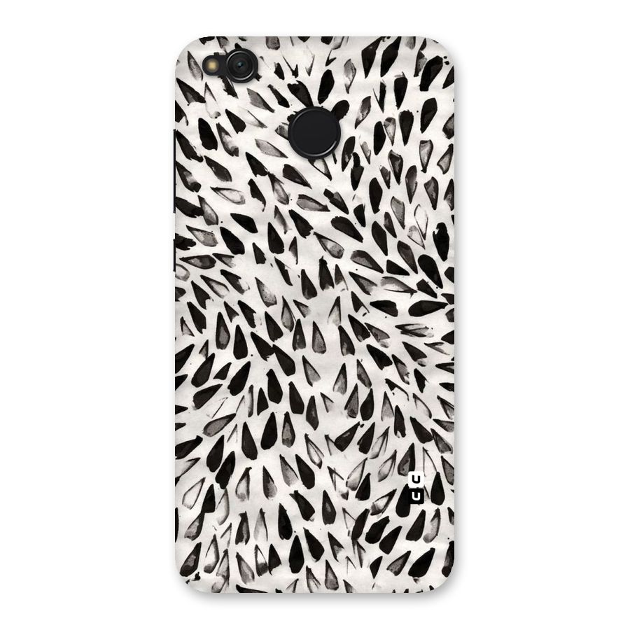 Feather Pattern Colorless Back Case for Redmi 4