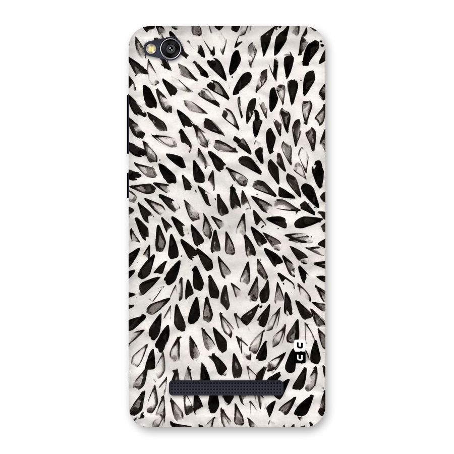 Feather Pattern Colorless Back Case for Redmi 4A