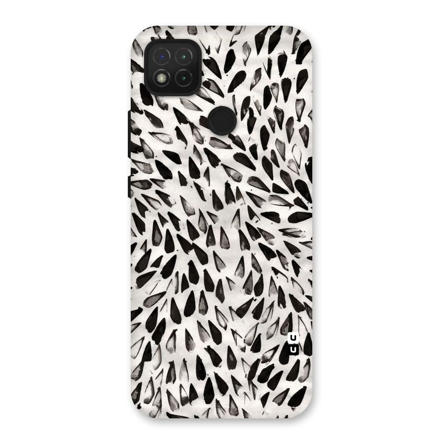 Feather Pattern Colorless Back Case for Redmi 9C