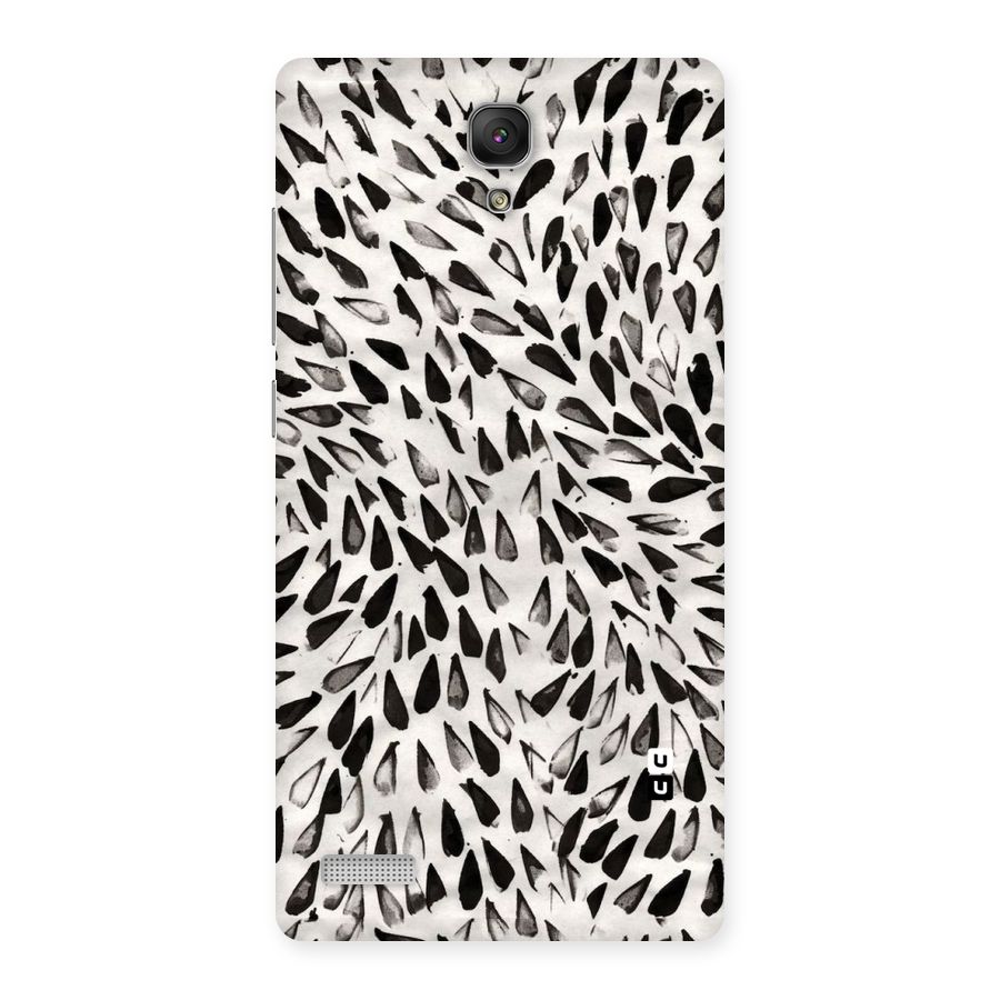 Feather Pattern Colorless Back Case for Redmi Note
