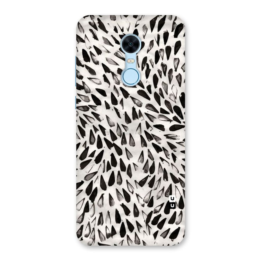 Feather Pattern Colorless Back Case for Redmi Note 5
