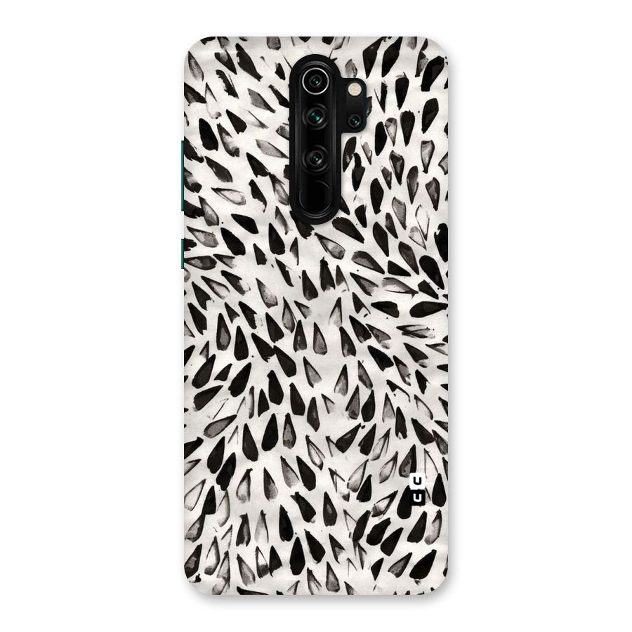 Feather Pattern Colorless Back Case for Redmi Note 8 Pro