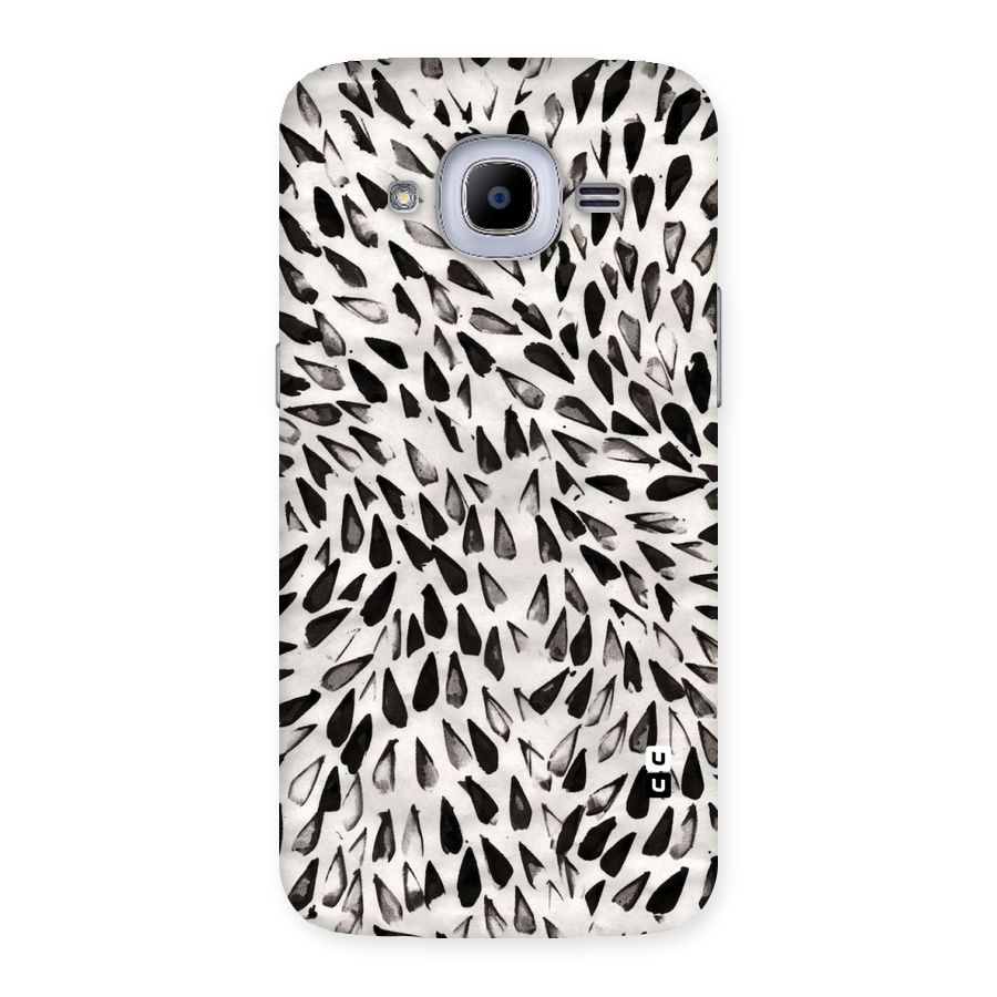 Feather Pattern Colorless Back Case for Samsung Galaxy J2 2016
