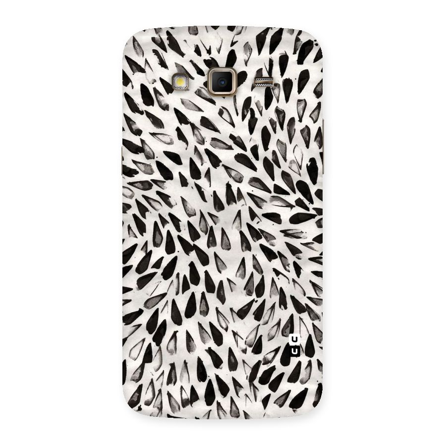 Feather Pattern Colorless Back Case for Samsung Galaxy Grand 2