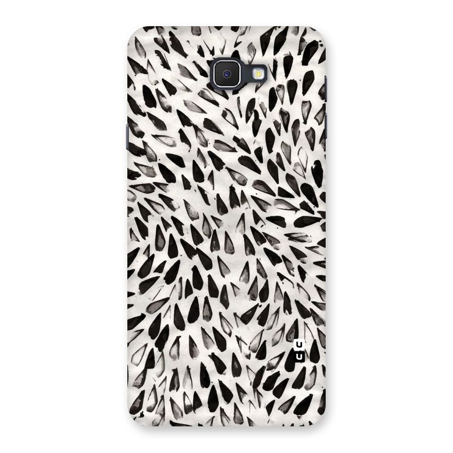 Feather Pattern Colorless Back Case for Samsung Galaxy J7 Prime