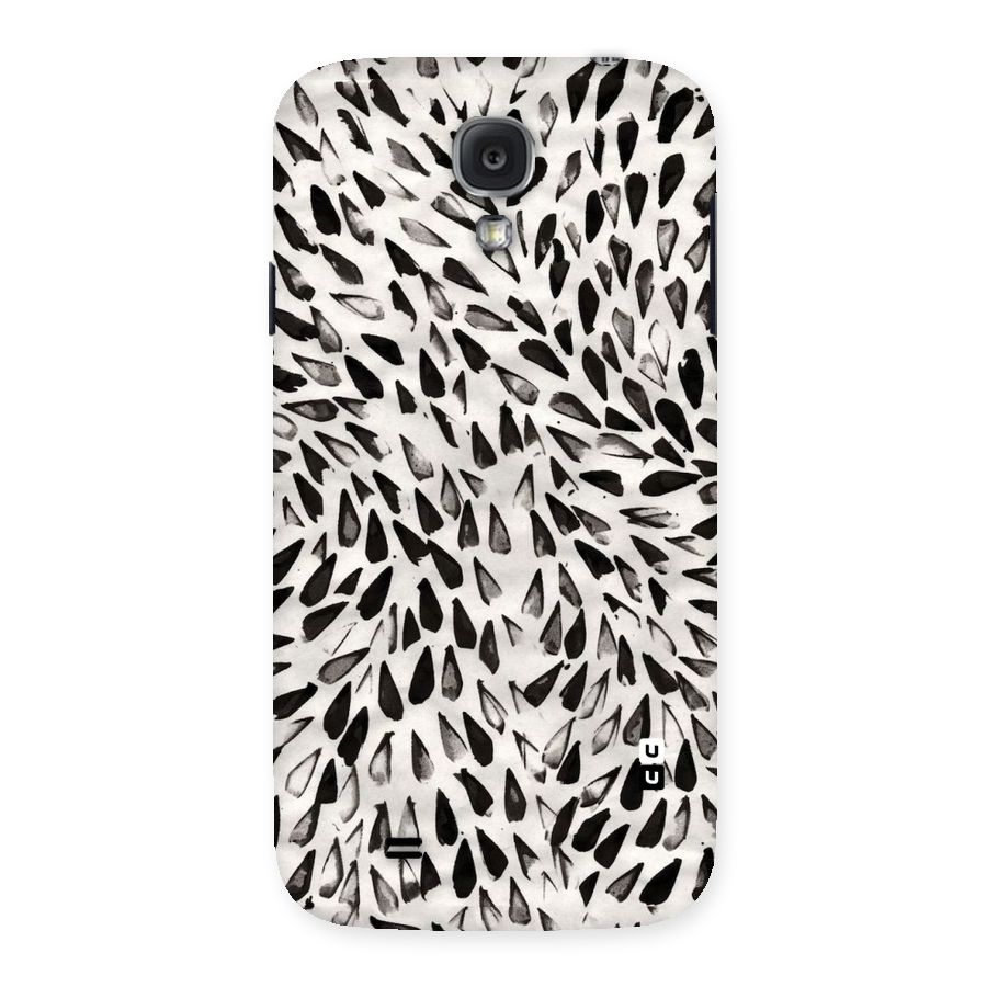 Feather Pattern Colorless Back Case for Samsung Galaxy S4