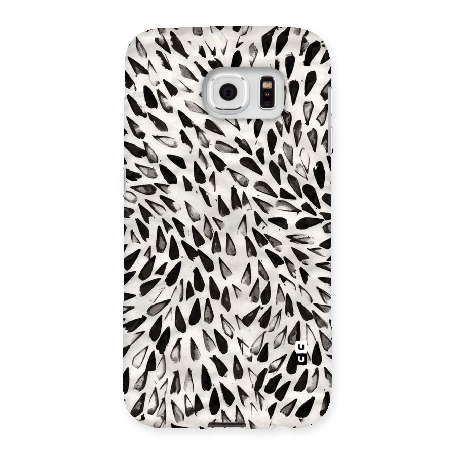 Feather Pattern Colorless Back Case for Samsung Galaxy S6