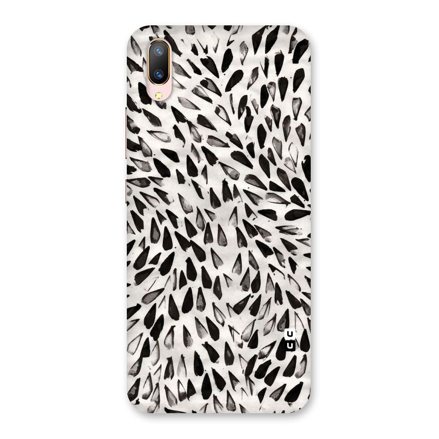 Feather Pattern Colorless Back Case for Vivo V11 Pro