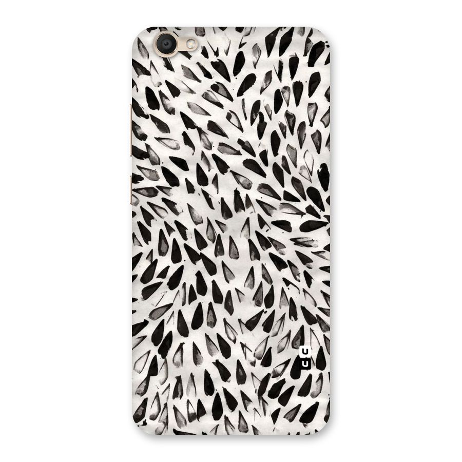 Feather Pattern Colorless Back Case for Vivo V5s