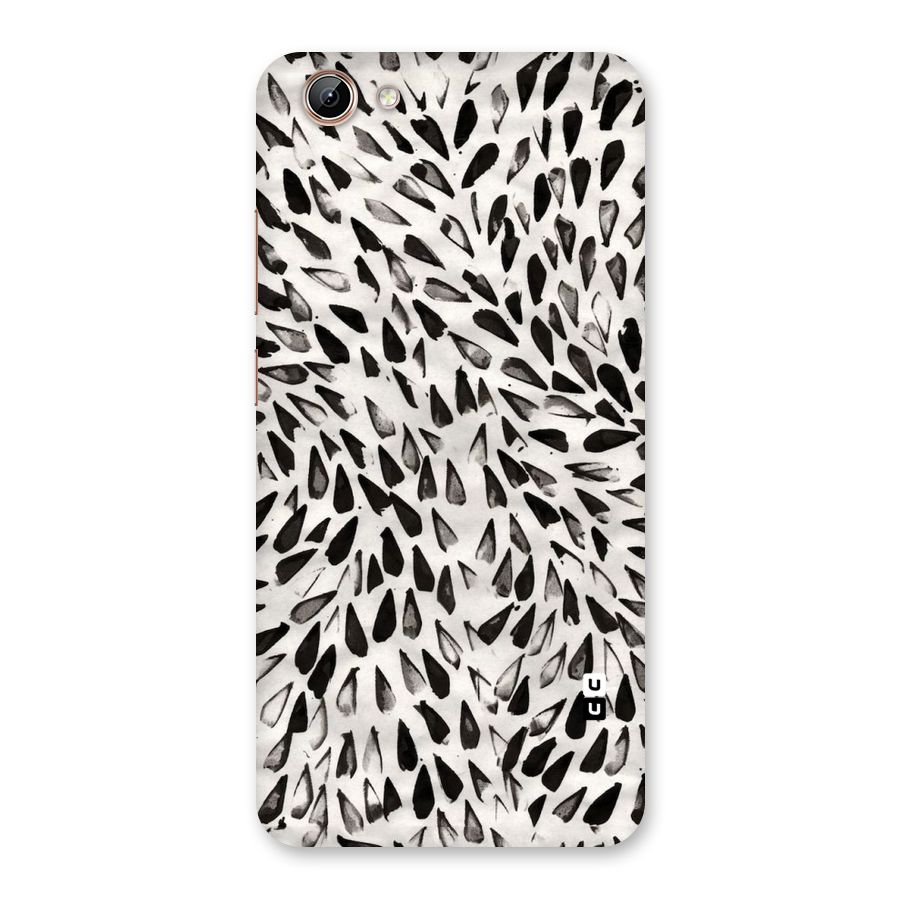 Feather Pattern Colorless Back Case for Vivo Y71i