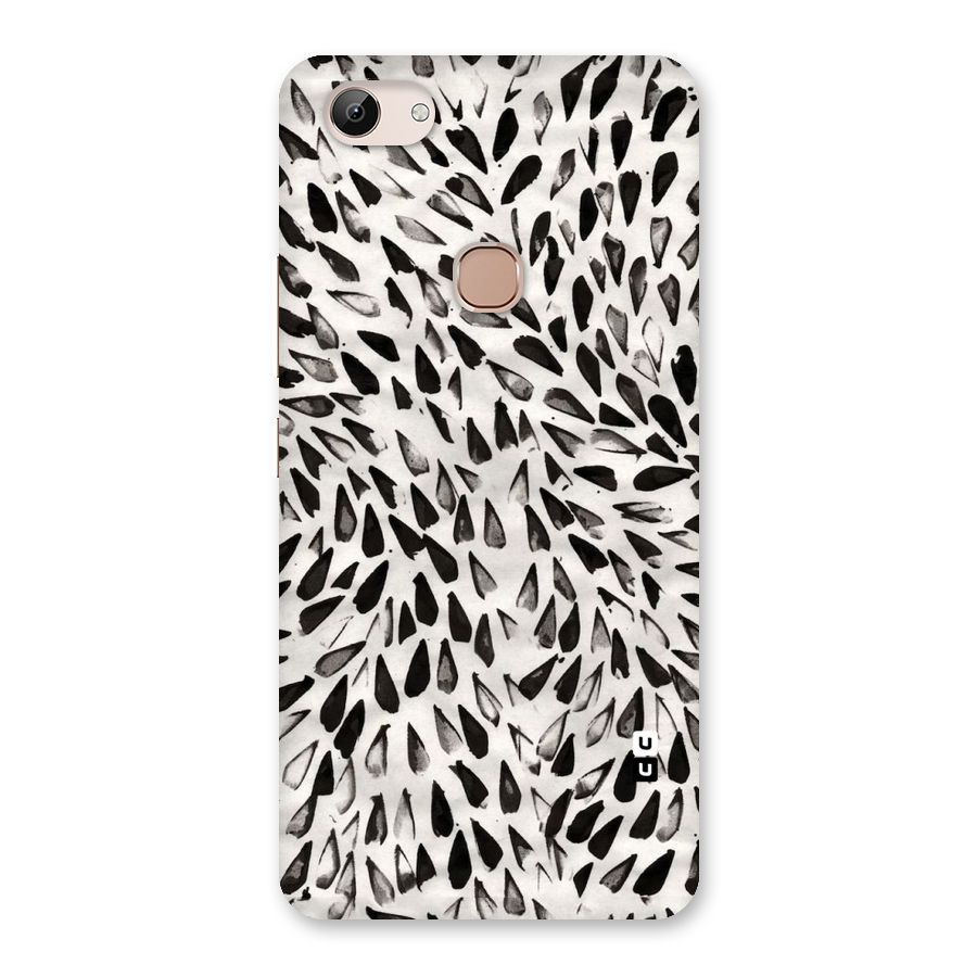 Feather Pattern Colorless Back Case for Vivo Y83