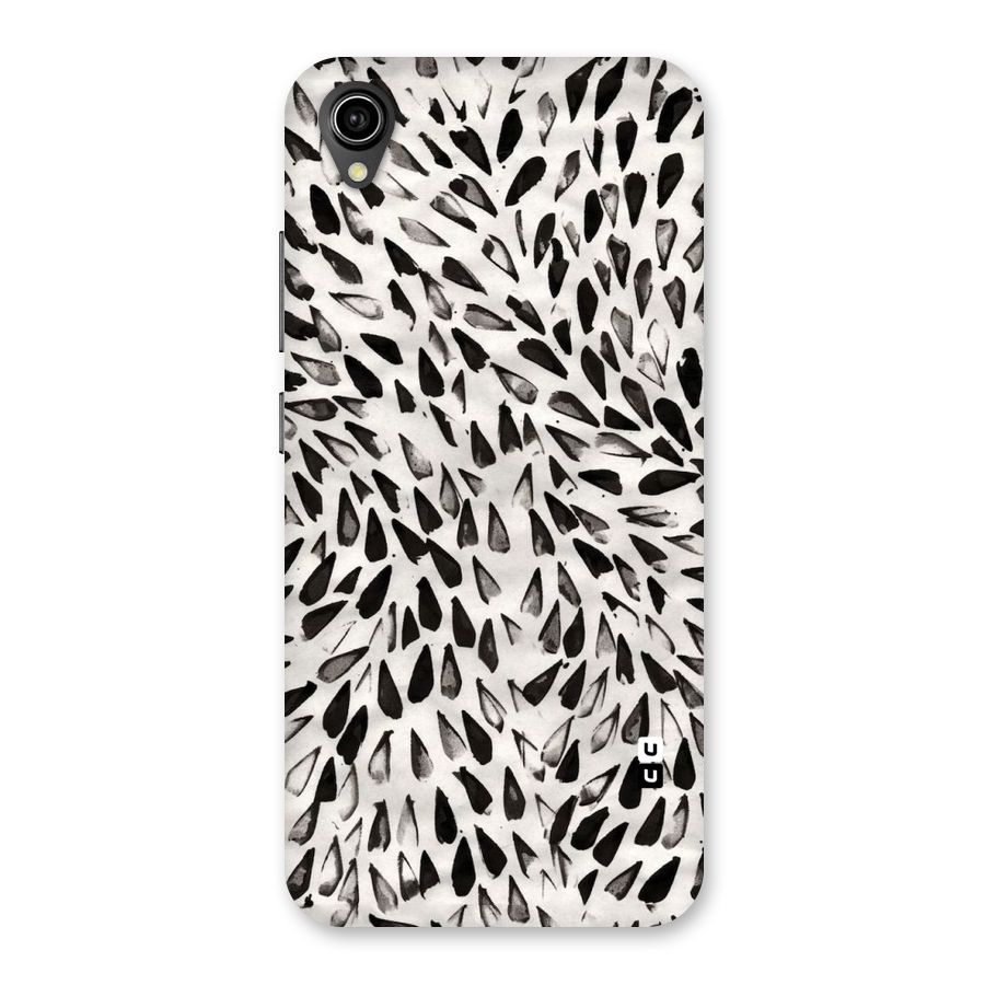Feather Pattern Colorless Back Case for Vivo Y90