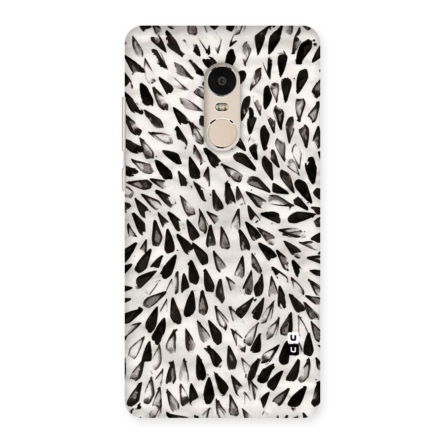 Feather Pattern Colorless Back Case for Xiaomi Redmi Note 4