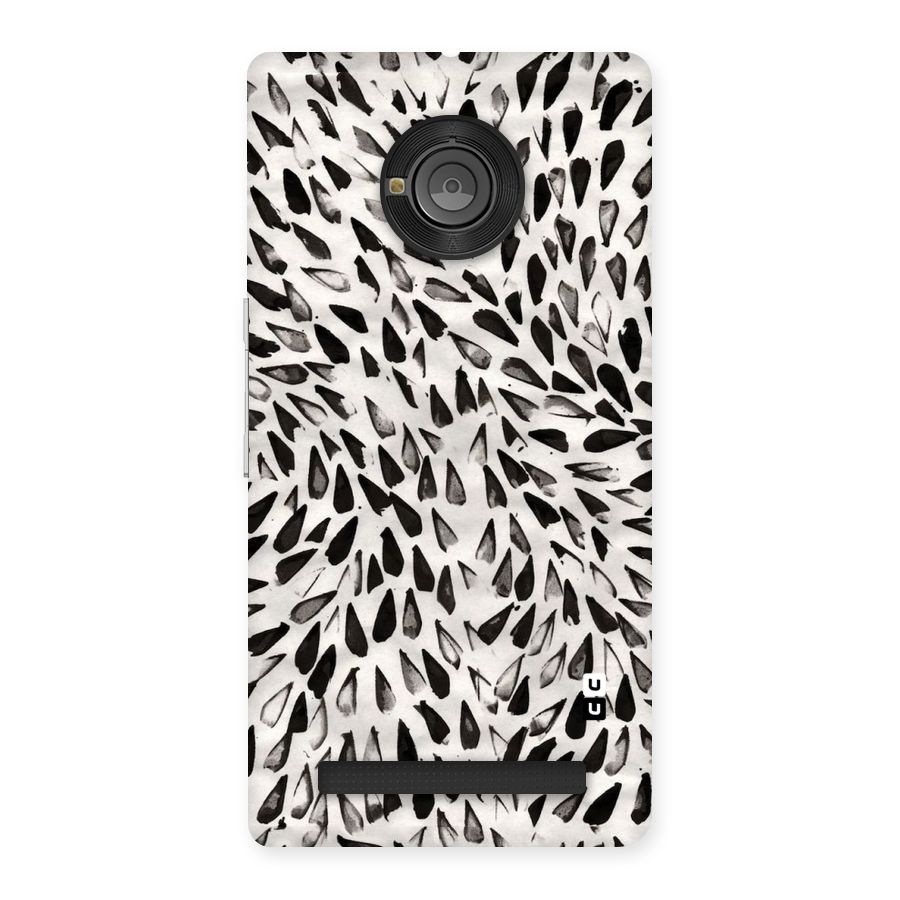 Feather Pattern Colorless Back Case for Yu Yuphoria