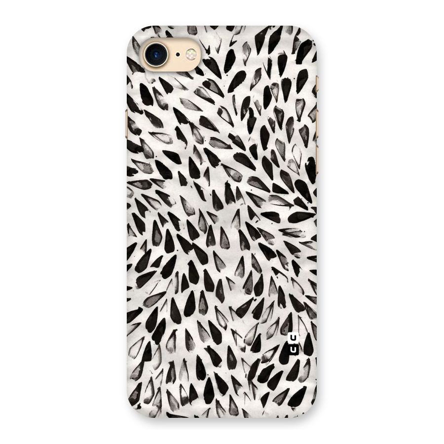 Feather Pattern Colorless Back Case for iPhone 7