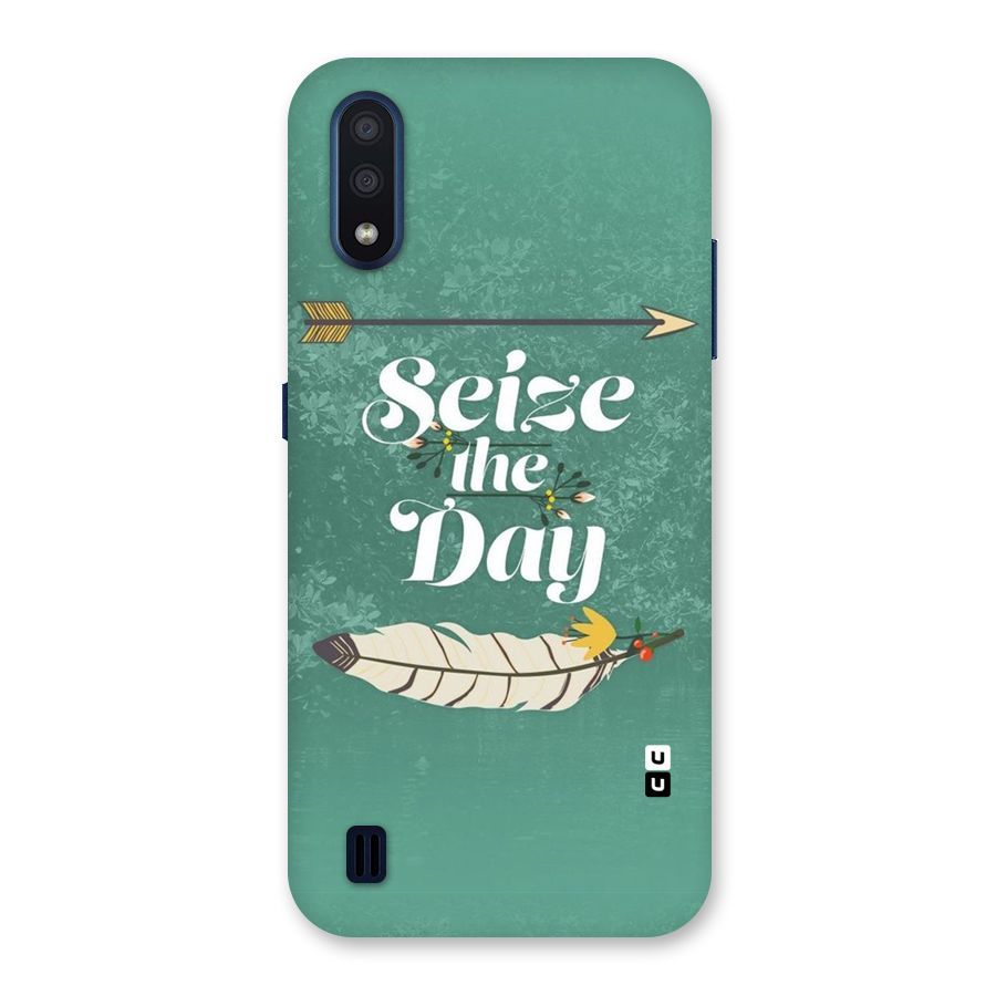 Feather Seize Back Case for Galaxy M01