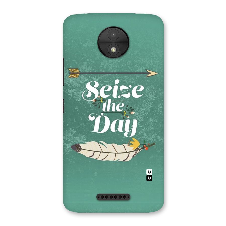 Feather Seize Back Case for Moto C